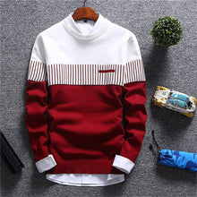 Load image into Gallery viewer, Mountainskin New Men's Autumn Winter Pullover Wool Slim Fit Knitted Sweater Striped Mens Brand Clothing Casual Pull Homme SA752